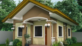 Chỉ 400 triệu bạn đã xây được ngôi nhà cấp bốn sang trọng với 2 phòng ngủ