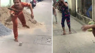 Hội chị em xóm lao động hồn nhiên chơi trò ném lon khiến ai cũng muốn 'xin một vé về tuổi thơ'
