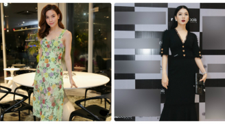 Kệ tin đồn chồng cũ đính hôn, Hồ Ngọc Hà diện váy hoa xuyên thấu 'đụng mặt' bạn cũ Lệ Quyên
