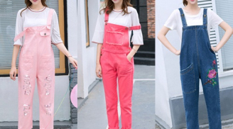 Yếm denim - xu hướng thời trang phong cách không thể thiếu trong mùa thu đông 2017