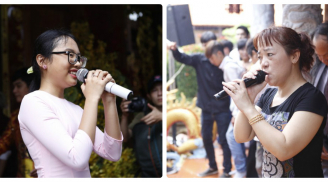 Sau scandal bị tố vô ơn, Phương Mỹ Chi 'đụng mặt' cô Út tại đền thờ tổ của Hoài Linh xin lộc