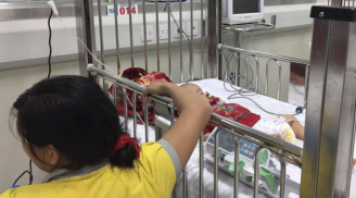 Cảnh báo: Bé trai 14 tháng tuổi nguy kịch do uống nhầm chai dầu để ở góc nhà