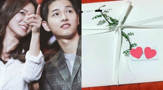 Lộ thiệp cưới 'đẹp như mơ' của Song Joong Ki và Song Hye Kyo!