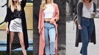 Thu đông diện áo cardigan xuống phố chất lừ như fashionista chuyên nghiệp