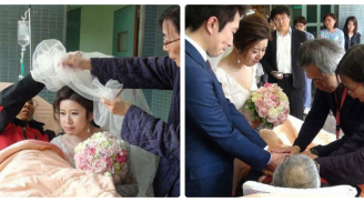 Bố sắp qua đời vẫn gắng dậy để chúc phúc cho con gái trong ngày cưới