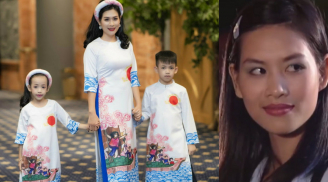 Chị Nguyệt 'thảo mai' trong 'Phía trước là bầu trời' cùng 2 con đi trình diễn thời trang
