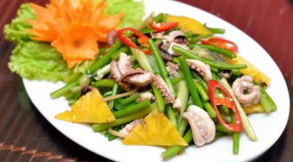Bí quyết làm món bạch tuộc xào mướp cả nhà ăn hết veo nồi cơm
