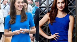 Những lần 'đụng hàng' bất phân thắng bại của hai vị Công nương nổi tiếng Kate Middleton và Meghan Markle