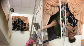 Tưởng mình là 'siêu anh hùng', tên trộm trần truồng chui qua cửa sổ và cái kết đắng