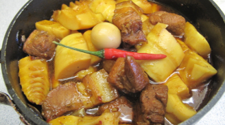 Cách làm món thịt ba chỉ kho măng thơm ngon