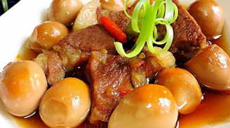 Cách làm món thịt kho trứng ngon quên sầu