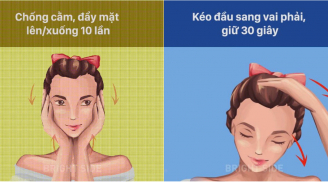 8 động tác cực kì đơn giản giúp chấm dứt các cơn đau đầu, đau vai gáy hiệu quả