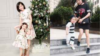 4 cặp mẹ con ăn mặc đồng điệu và quá đỗi thời thượng của showbiz Việt
