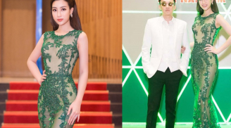 Hoa hậu Đỗ Mỹ Linh diện váy xuyên thấu 'đẹp tựa nữ thần' song ca cực ngọt cùng Dương Triệu Vũ