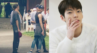 Tài tử “Người thừa kế” Kim Woo Bin gầy gò sau đợt điều trị ung thư vòm họng