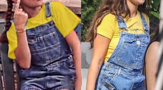 Selena Gomez diện lại set đồ y chang năm 11 tuổi: 15 năm chẳng ảnh hưởng đến độ cute