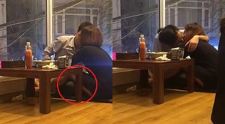'Nóng mắt' với cặp đôi 'ân ái' trong quán ăn như đang ở phòng the