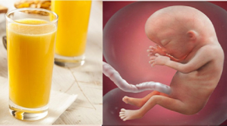 Uống 8 loại nước ép hoa quả này giúp nước ối TRONG VEO, thai nhi tăng chất xám, lớn nhanh VÙ VÙ