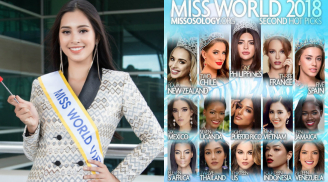 Hoa hậu Trần Tiểu Vy bất ngờ lọt top 9 người đẹp sáng giá nhất tại Miss World 2018