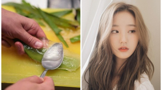 Bôi nha đam kiểu này sau 1 đêm da đang khô ráp, xù xì, xỉn màu cũng trở nên căng mướt tức thì