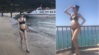 Nữ hoàng sắc đẹp Ngọc Duyên mách các mẹ bỉm sữa cách về dáng nhanh sau sinh cực kì đơn giản