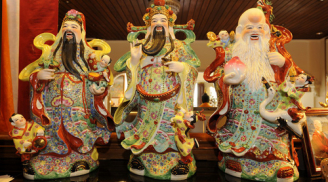 Muốn thần Tài gõ cửa đầu năm hãy nhớ đặt tượng 3 ông Phúc - Lộc - Thọ đúng theo cách này