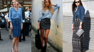 5 cách mix đồ với sơ mi denim phá cách khiến các tín đồ thời trang cá tính 'xiêu lòng'