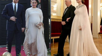Công nương Meghan bị chê 'kém sang' hơn chị dâu Kate khi cùng diện chung một style bầu bí