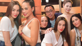 Hồ Ngọc Hà khoe nhan sắc đẹp tựa nữ thần khi hội ngộ dàn sao hải ngoại nổi tiếng tại Mỹ
