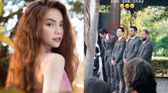 Kim Lý điển trai đi làm phù rể, Hồ Ngọc Hà nhất quyết đến dự đám cưới để theo dõi bạn trai