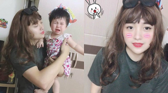 Hình ảnh 'cô vợ' trẻ đẹp đang dỗ con khóc khiến dân mạng phát sốt nhưng sự thật mới khiến 'ngã ngửa'
