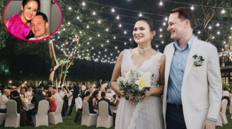 Hé lộ không gian cưới đẹp mê hồn của chồng cũ ca sĩ Hồng Nhung và vợ mới