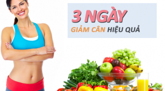 Ăn gì để giảm cân cấp tốc 5 kg trong 3 ngày?