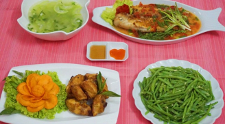 Mẹ đảm vào bếp nấu bữa cơm 4 món chưa đến 100 nghìn ngon đến nỗi chồng con ăn hết vẫn thòm thèm