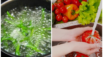 Chỉ rửa rau bằng nước lạnh khiến độc tố ngấm ngược trở lại, cả nhà gặp nguy hiểm bỏ ngay trước khi quá muộn