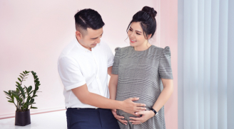 Ngọc Hiền trong những tháng cuối thai kỳ được chồng Việt kiều chăm sóc tận tình