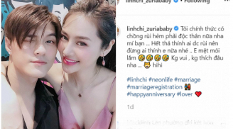 Linh Chi - Lâm Vinh Hải đăng ký kết hôn, xác nhận nên duyên vợ chồng sau 3 năm hẹn hò