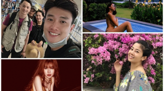 Facebook sao Việt 24/6: Quốc Trường đưa cả nhà đi du lịch, Elly Trần bị chê photoshop quá đà