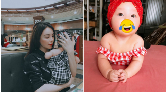 Trà Ngọc Hằng công khai khoe con gái nhỏ đáng yêu như búp bê