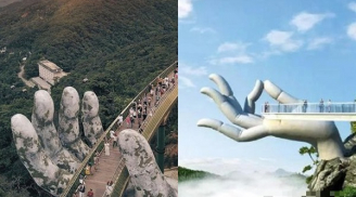 Trung Quốc vừa khai trương cây cầu mới, dân mạng đã ngỡ ngàng vì giống hệt Cầu Vàng Đà Nẵng