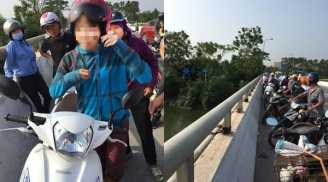 Cô gái bất ngờ bỏ lại xe máy rồi nhảy cầu khiến mọi người thót tim nhưng diễn biến sau đó mới bất ngờ