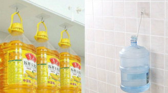 Chỉ cần làm điều này, móc dán tường dùng cả năm vẫn dính chắc như đóng đinh