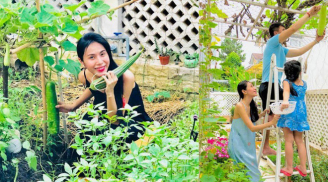 Ngắm vườn xanh mướt bên trong biệt thự tiền tỷ của vợ chồng Công Vinh - Thủy Tiên