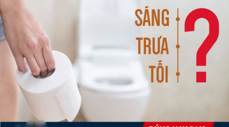 Đi đại tiện ngay sau khi ngủ dậy là tốt hay xấu? Câu trả lời không phải ai cũng biết