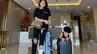 Đi du lịch cùng con trai mà không có Thanh Bình, Ngọc Lan tiếp tục bị nghi ngờ hôn nhân trục trặc