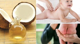 Mẹ có con nhỏ cứ để sẵn 1 lọ dầu dừa trong nhà, trị tiệt 10 bệnh thường gặp, mùa đông càng cần đến