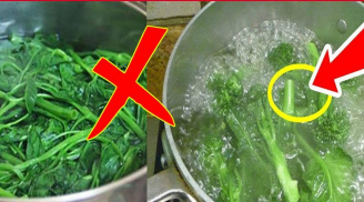 Luộc rau mắc phải sai lầm tai hại này, vừa làm mất hết dinh dưỡng lại khiến chất độc ngấm ngược trở lại