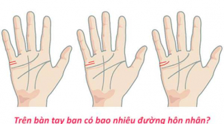 Muốn biết đàn ông có thật lòng chung thủy hay không, phụ nữ chỉ cần nhìn đường chỉ tay là rõ