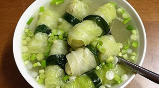 Canh bắp cải không xưa rồi, làm theo cách này vừa ngon vừa lạ, con ghét rau đến đâu cũng ăn lấy ăn để