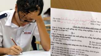 Học sinh làm bài kiểm tra nhưng quên không ghi tên, cô giáo 'dằn mặt' theo cách này khiến ai cũng bật cười